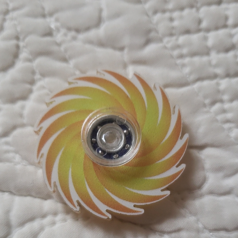 Colorful Swirl Pinwheel Accessory